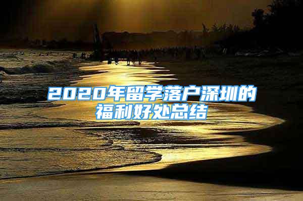 2020年留學(xué)落戶深圳的福利好處總結(jié)