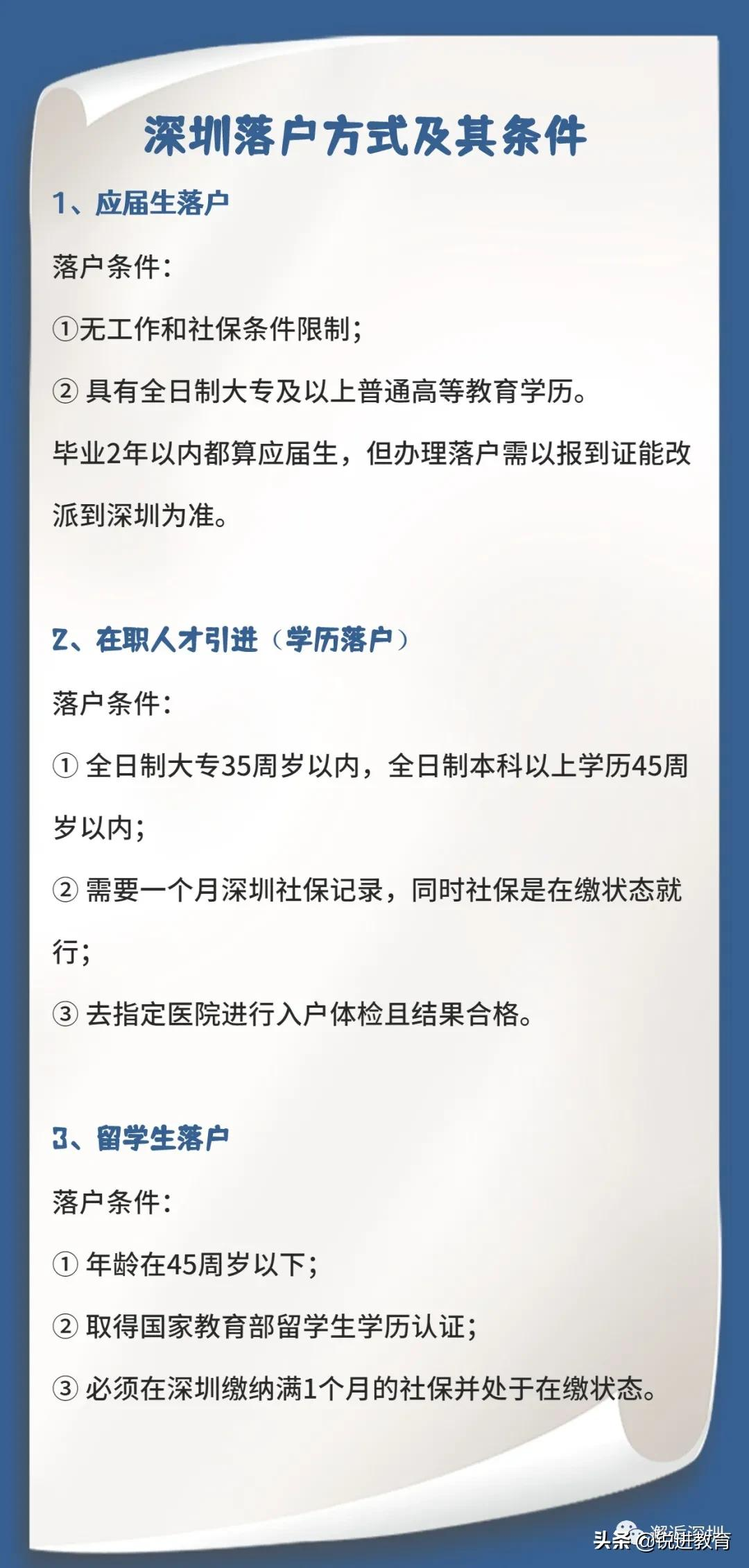 2022年深圳入戶(hù)辦理方案，請(qǐng)查收