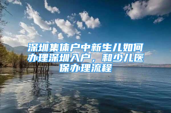 深圳集體戶中新生兒如何辦理深圳入戶，和少兒醫(yī)保辦理流程