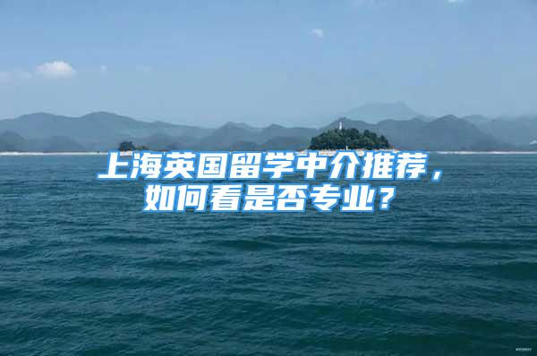 上海英國(guó)留學(xué)中介推薦，如何看是否專業(yè)？