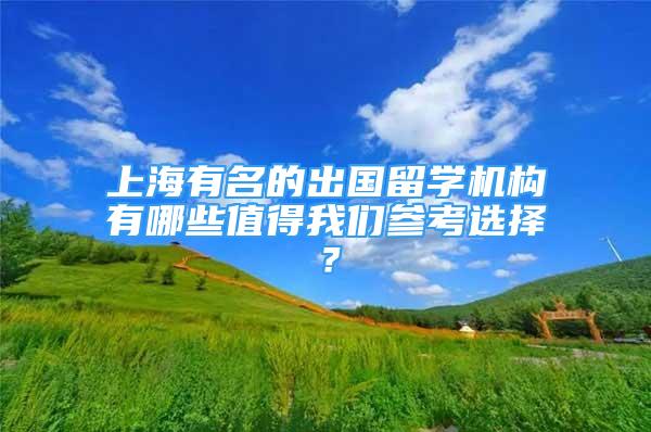 上海有名的出國留學(xué)機構(gòu)有哪些值得我們參考選擇？