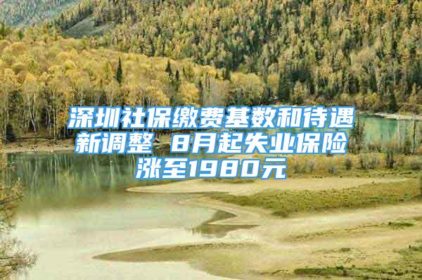 深圳社保繳費(fèi)基數(shù)和待遇新調(diào)整 8月起失業(yè)保險(xiǎn)漲至1980元