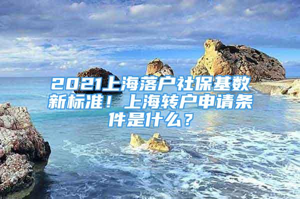 2021上海落戶社?；鶖?shù)新標準！上海轉戶申請條件是什么？