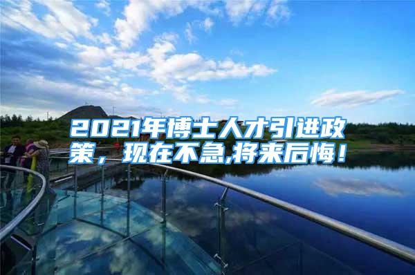 2021年博士人才引進(jìn)政策，現(xiàn)在不急,將來后悔！