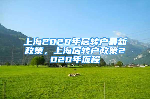 上海2020年居轉(zhuǎn)戶最新政策，上海居轉(zhuǎn)戶政策2020年流程