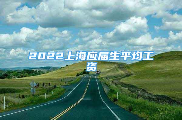 2022上海應(yīng)屆生平均工資