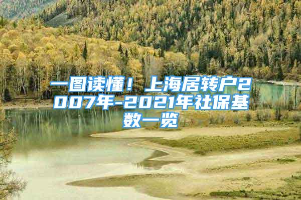 一圖讀懂！上海居轉(zhuǎn)戶2007年-2021年社?；鶖?shù)一覽