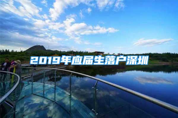 2019年應(yīng)屆生落戶深圳