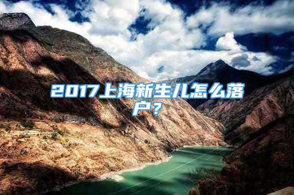 2017上海新生兒怎么落戶？