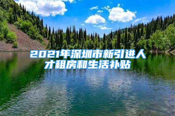 2021年深圳市新引進(jìn)人才租房和生活補(bǔ)貼