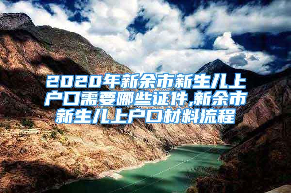 2020年新余市新生兒上戶口需要哪些證件,新余市新生兒上戶口材料流程