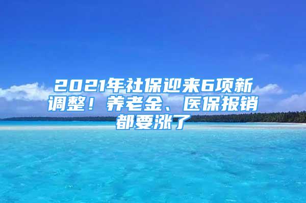 2021年社保迎來6項新調(diào)整！養(yǎng)老金、醫(yī)保報銷都要漲了