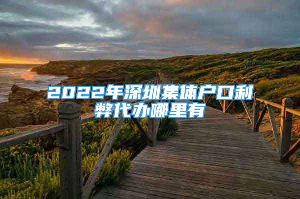 2022年深圳集體戶口利弊代辦哪里有