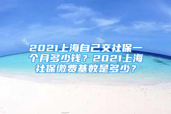 2021上海自己交社保一個月多少錢？2021上海社保繳費基數(shù)是多少？