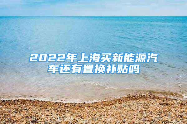 2022年上海買新能源汽車還有置換補(bǔ)貼嗎