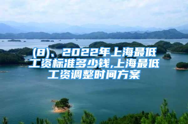 (8)、2022年上海最低工資標準多少錢,上海最低工資調整時間方案