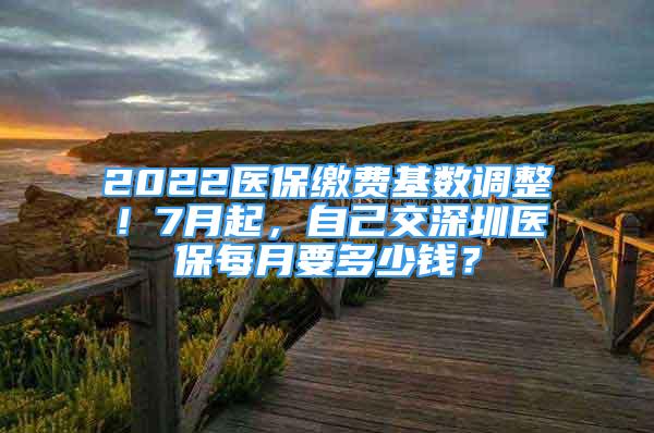 2022醫(yī)保繳費(fèi)基數(shù)調(diào)整！7月起，自己交深圳醫(yī)保每月要多少錢(qián)？