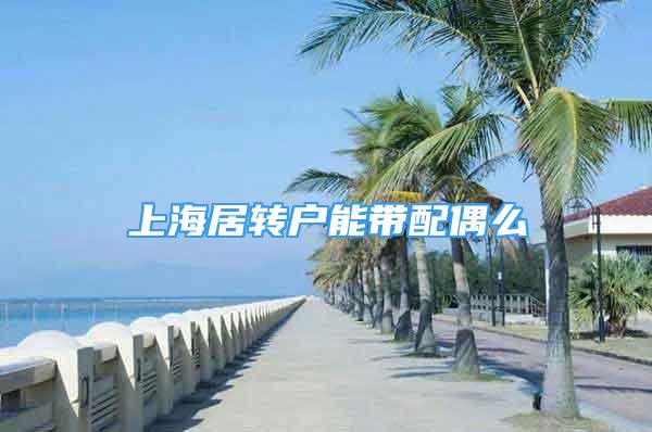 上海居轉(zhuǎn)戶(hù)能帶配偶么