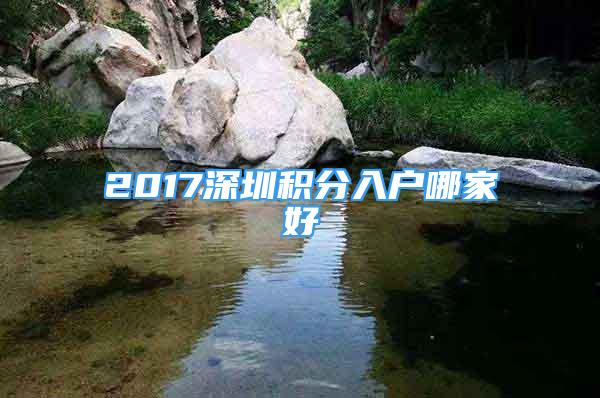 2017深圳積分入戶哪家好