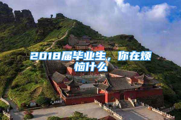 2018屆畢業(yè)生，你在煩惱什么