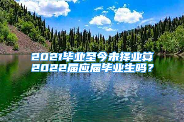 2021畢業(yè)至今未擇業(yè)算2022屆應屆畢業(yè)生嗎？