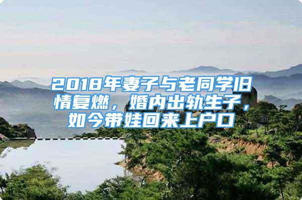 2018年妻子與老同學(xué)舊情復(fù)燃，婚內(nèi)出軌生子，如今帶娃回來(lái)上戶口