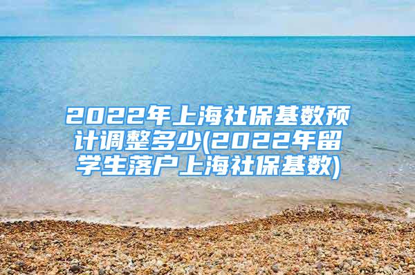 2022年上海社?；鶖?shù)預(yù)計(jì)調(diào)整多少(2022年留學(xué)生落戶上海社保基數(shù))