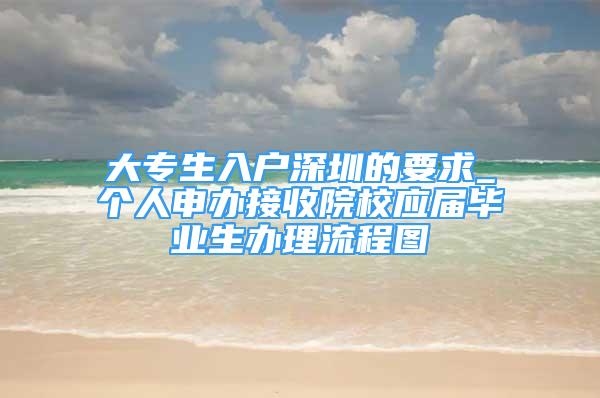 大專生入戶深圳的要求_個(gè)人申辦接收院校應(yīng)屆畢業(yè)生辦理流程圖