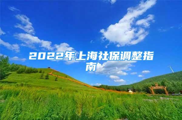 2022年上海社保調(diào)整指南