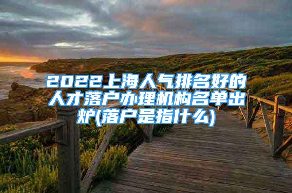 2022上海人氣排名好的人才落戶辦理機(jī)構(gòu)名單出爐(落戶是指什么)