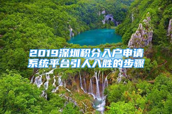 2019深圳積分入戶申請(qǐng)系統(tǒng)平臺(tái)引人入勝的步驟