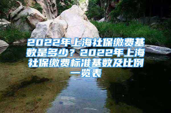 2022年上海社保繳費(fèi)基數(shù)是多少？2022年上海社保繳費(fèi)標(biāo)準(zhǔn)基數(shù)及比例一覽表