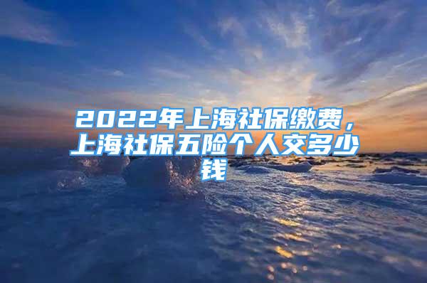 2022年上海社保繳費(fèi)，上海社保五險(xiǎn)個(gè)人交多少錢