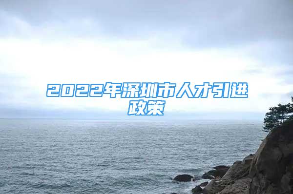 2022年深圳市人才引進(jìn)政策