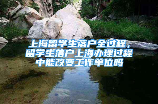 上海留學(xué)生落戶全過程，留學(xué)生落戶上海辦理過程中能改變工作單位嗎