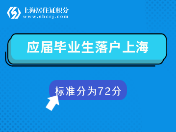 應(yīng)屆生進(jìn)滬就業(yè)申請落戶的評分辦法（2021年版，標(biāo)準(zhǔn)分72分）