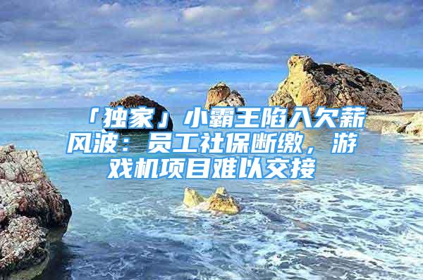 「獨家」小霸王陷入欠薪風波：員工社保斷繳，游戲機項目難以交接