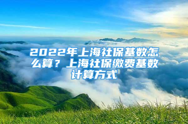 2022年上海社?；鶖?shù)怎么算？上海社保繳費基數(shù)計算方式