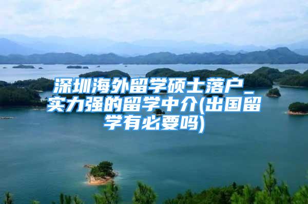 深圳海外留學(xué)碩士落戶_實(shí)力強(qiáng)的留學(xué)中介(出國留學(xué)有必要嗎)