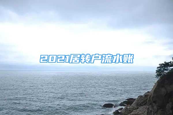 2021居轉(zhuǎn)戶流水賬