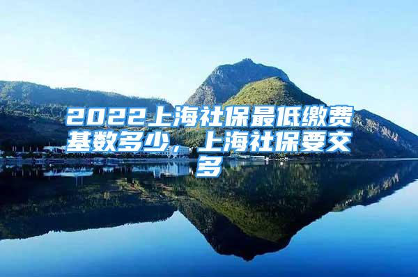 2022上海社保最低繳費基數(shù)多少，上海社保要交多