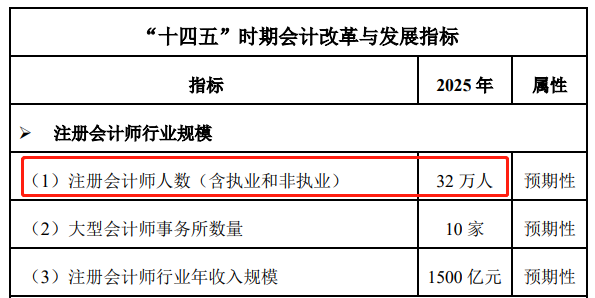 注冊會計師十四五規(guī)劃