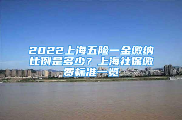 2022上海五險一金繳納比例是多少？上海社保繳費(fèi)標(biāo)準(zhǔn)一覽