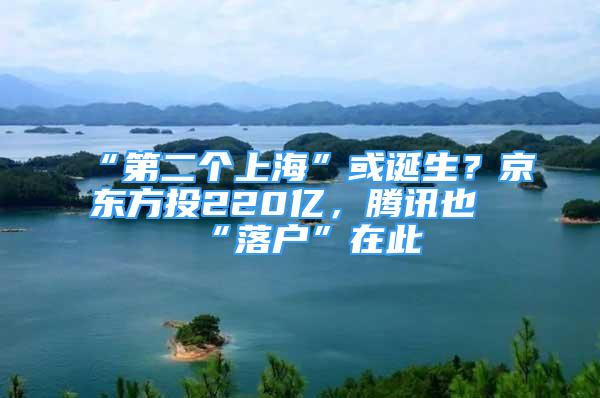 “第二個上?！被蛘Q生？京東方投220億，騰訊也“落戶”在此