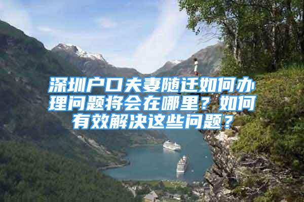 深圳戶口夫妻隨遷如何辦理問(wèn)題將會(huì)在哪里？如何有效解決這些問(wèn)題？