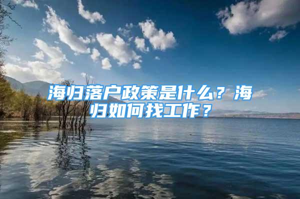 海歸落戶(hù)政策是什么？海歸如何找工作？