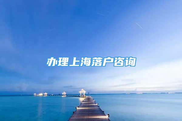 辦理上海落戶咨詢