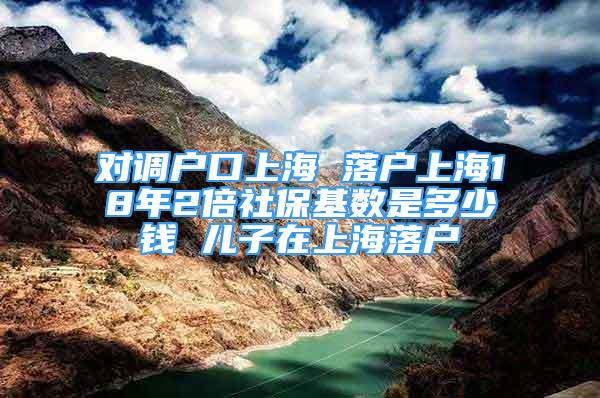 對調戶口上海 落戶上海18年2倍社?；鶖?shù)是多少錢 兒子在上海落戶