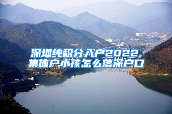 深圳純積分入戶2022,集體戶小孩怎么落深戶口