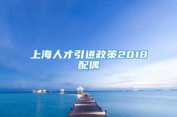 上海人才引進(jìn)政策2018配偶